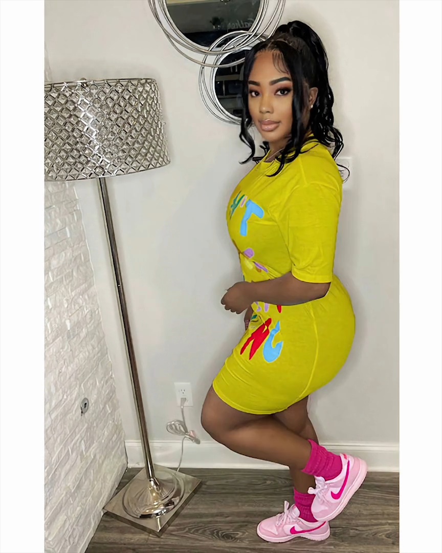 My Feeling T-shirt Dress