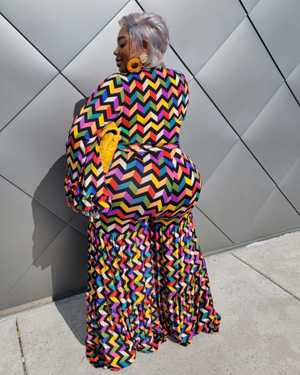 Colorful/Print Chaka Jumpsuit