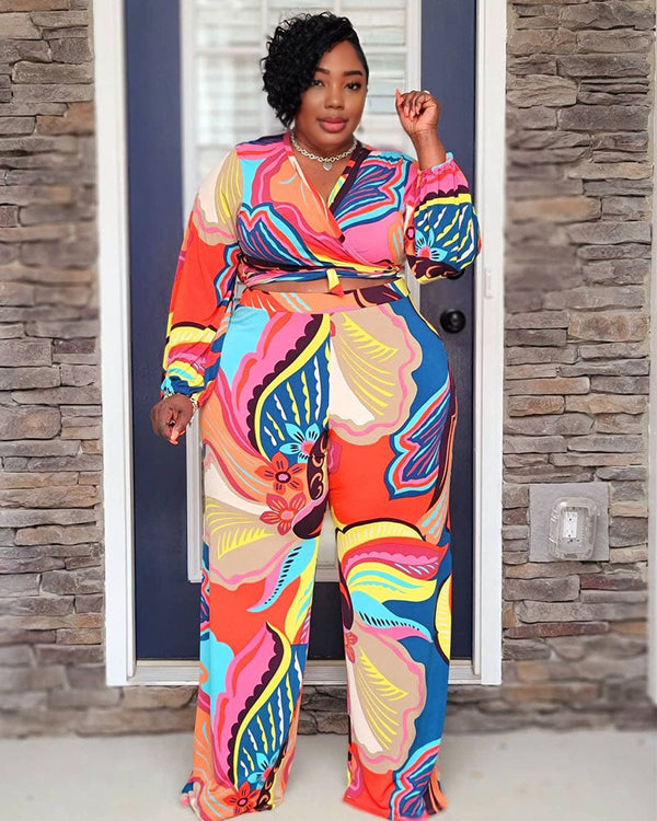 Danielle Plus size Pant Set