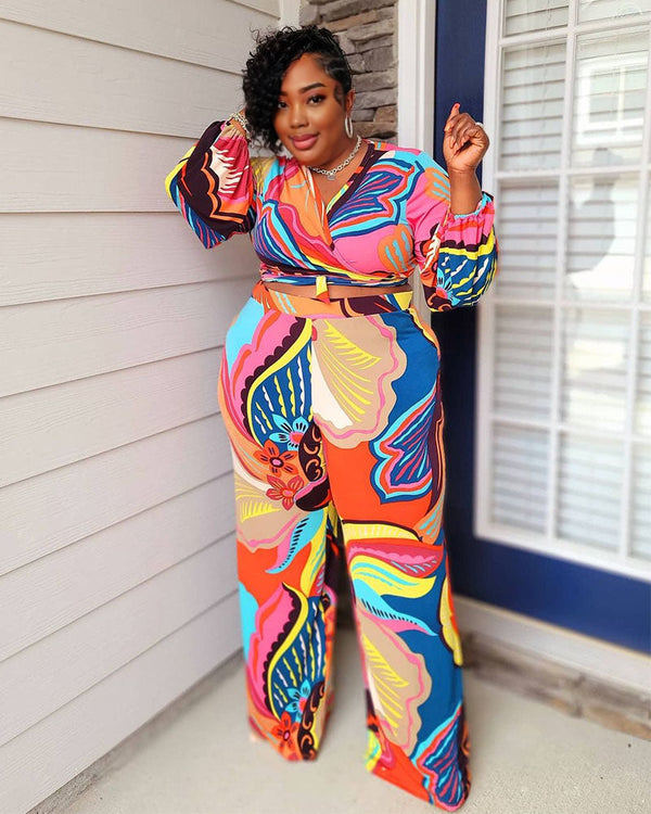 Danielle Plus size Pant Set