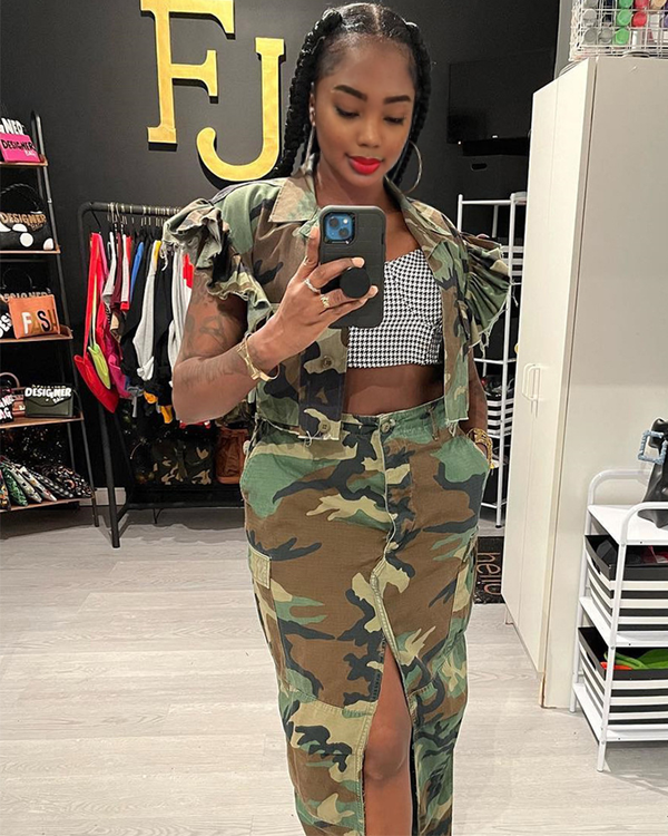 Camo Crop Jacket