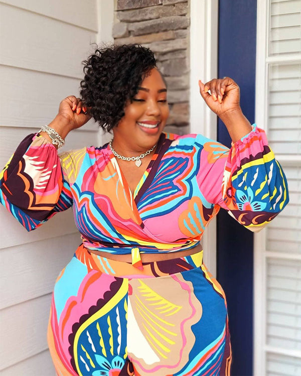 Danielle Plus size Pant Set