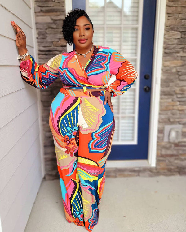 Danielle Plus size Pant Set