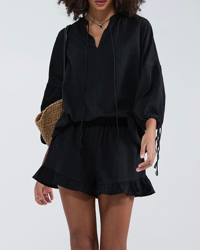 Parisian Linen Short Set