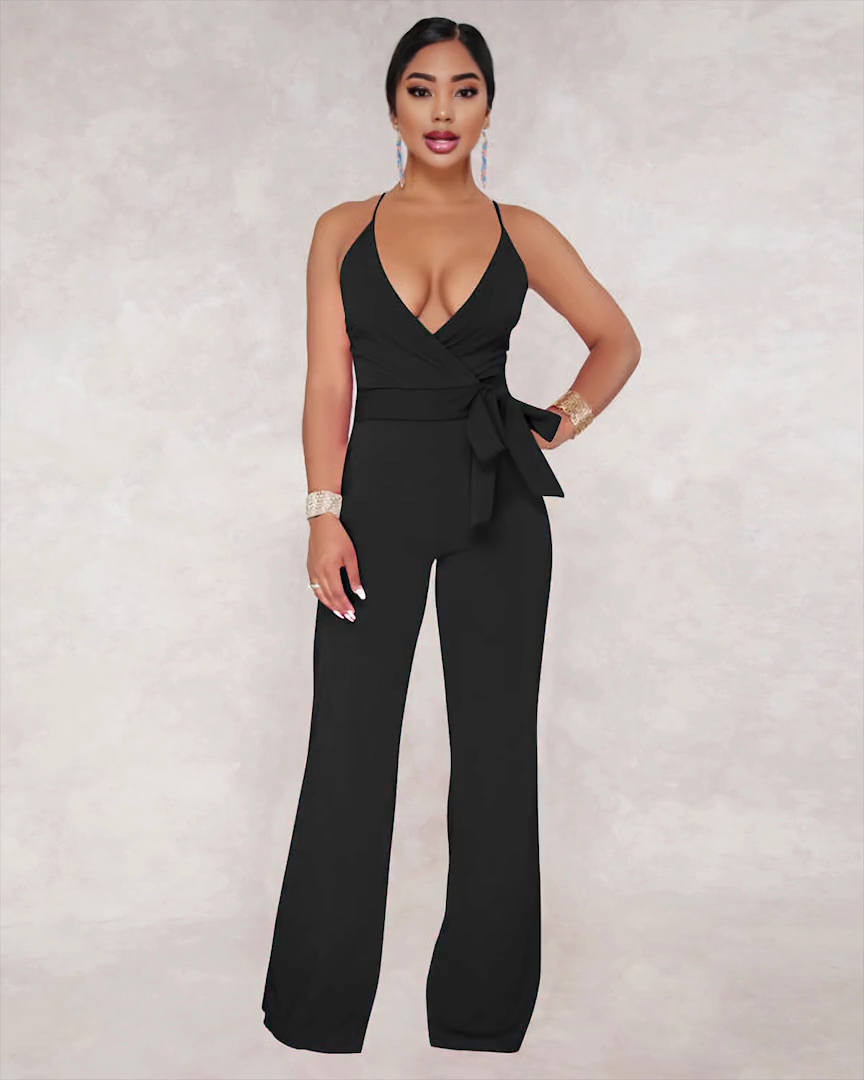 Sweetheart Plunge Jumpsuit