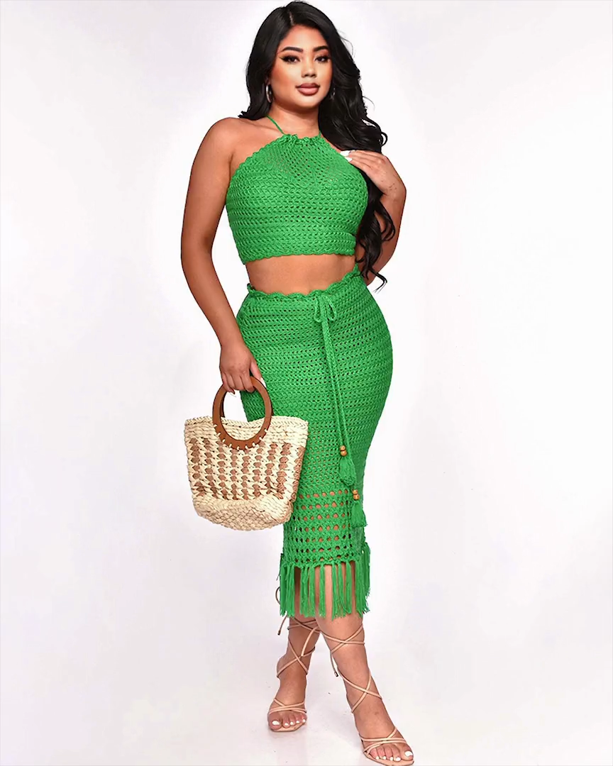 Seeking Paradise Skirt Set