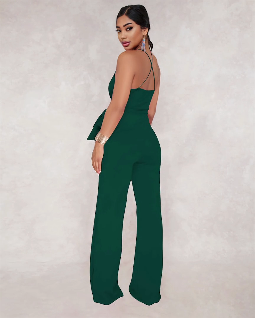Sweetheart Plunge Jumpsuit