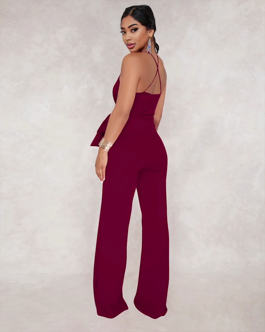 Sweetheart Plunge Jumpsuit