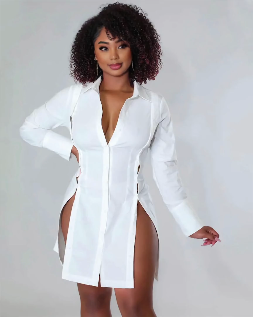TAILORED MADE SHIRT DRESS/ TOP