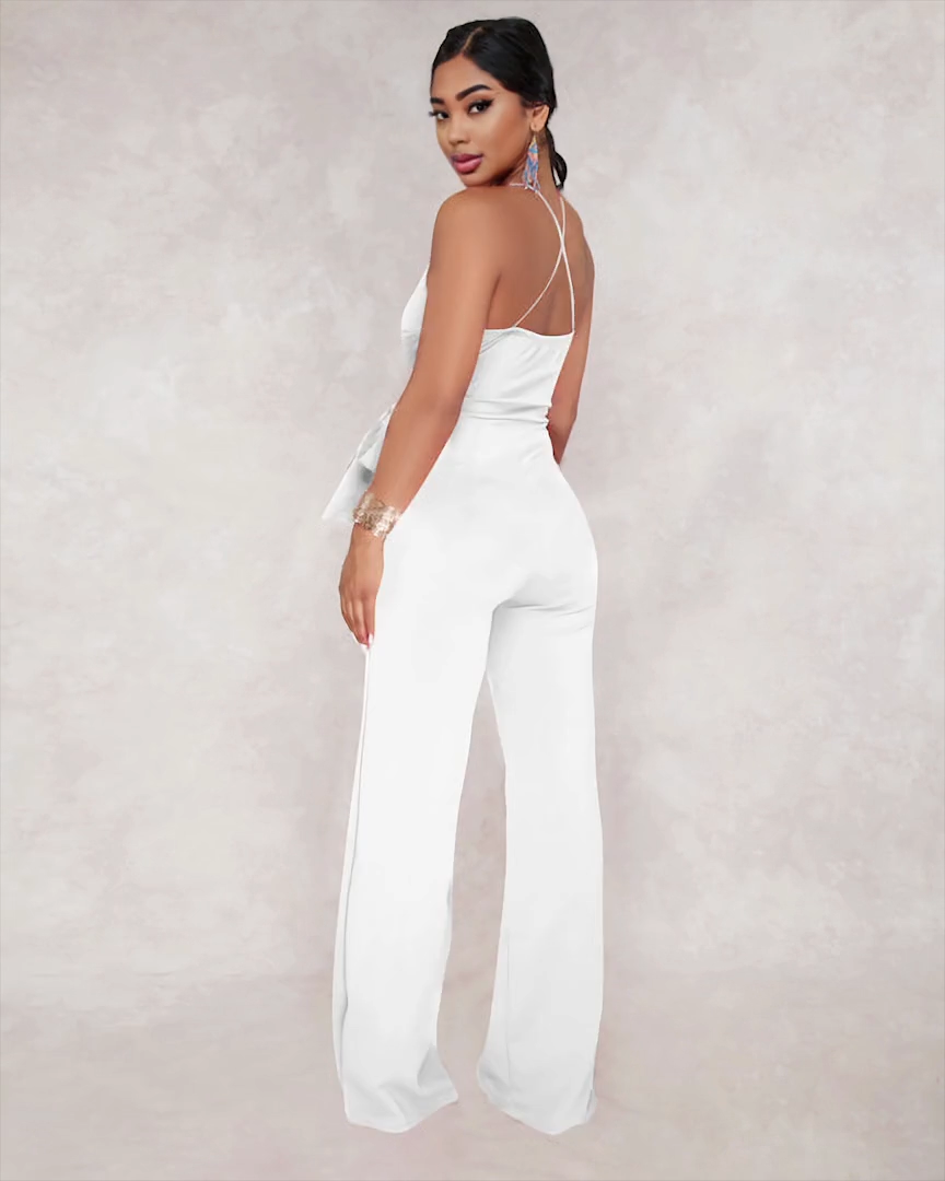 Sweetheart Plunge Jumpsuit