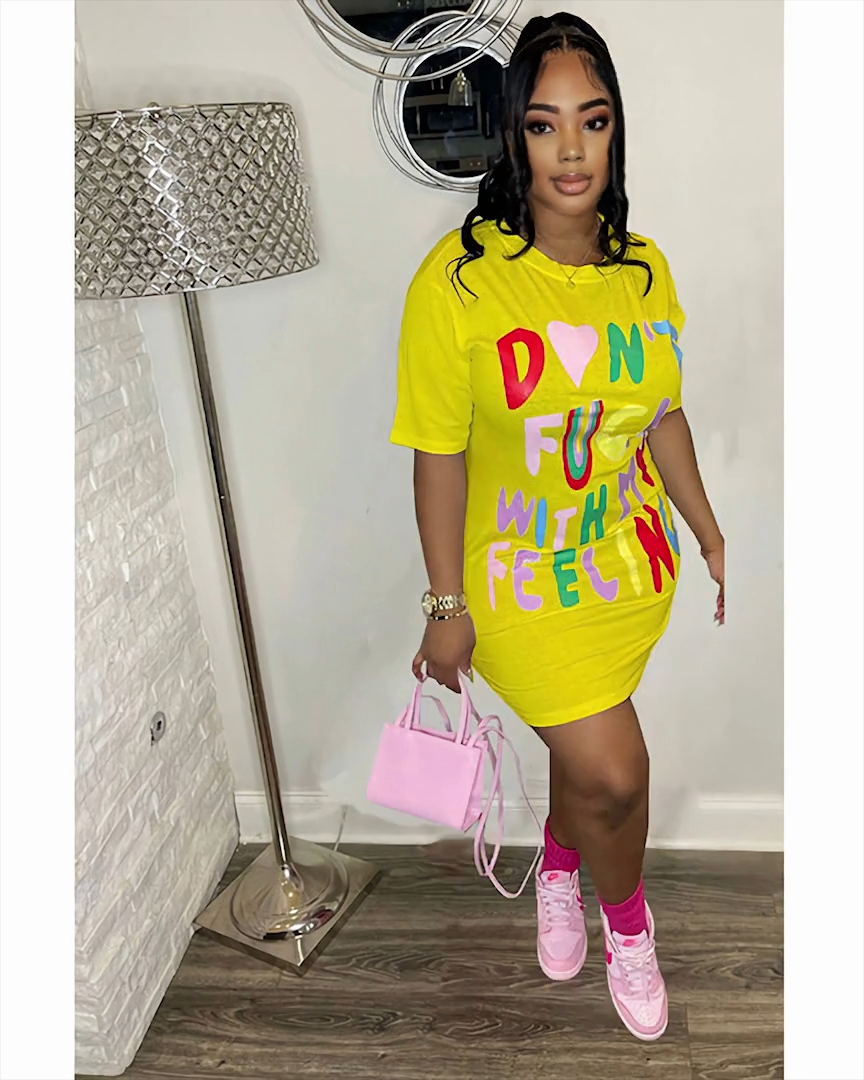 My Feeling T-shirt Dress