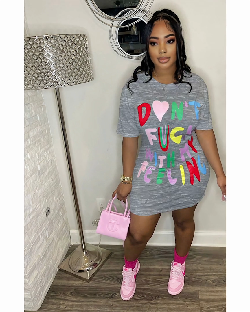 My Feeling T-shirt Dress