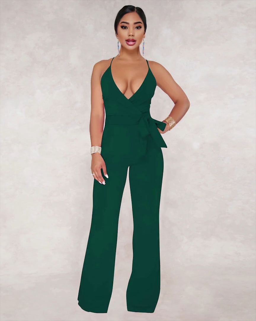 Sweetheart Plunge Jumpsuit