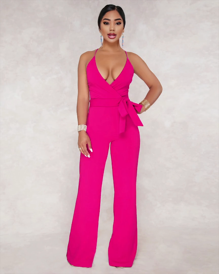 Sweetheart Plunge Jumpsuit