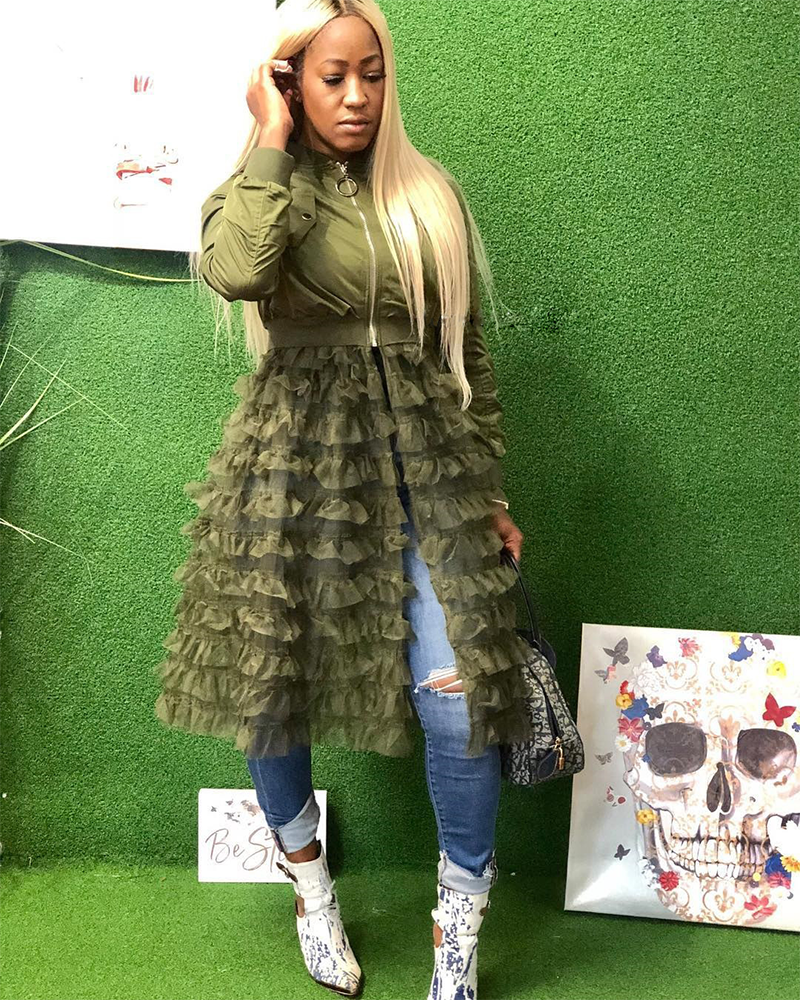 Effortlessly Pretty TULLE Jacket