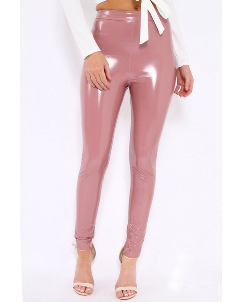 Painted On Leather Pants