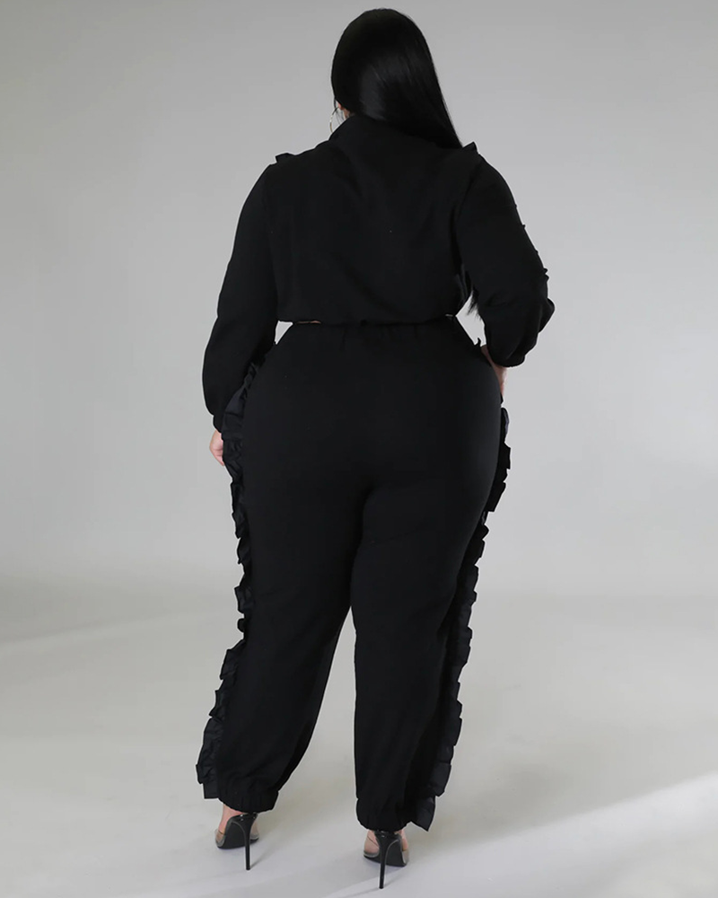 Ruffled Moments Pant Set