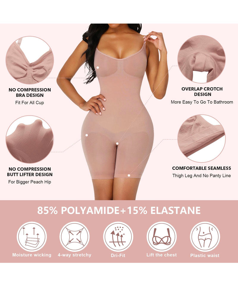 Seamless full body shaper with Bra